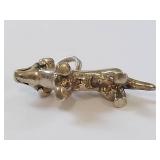 Sterling Silver Puppy Charm