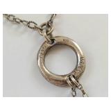 Sterling Silver Necklace with Pearls - Shablool Didae Israel