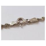 Gold-Tone Sterling Silver Twisted Chain Necklace