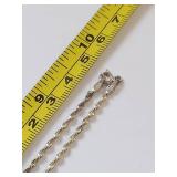 Gold-Tone Sterling Silver Twisted Chain Necklace