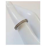 Elegant Eternity Ring with Clear Stones