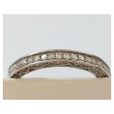 Elegant Eternity Ring with Clear Stones