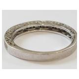 Elegant Eternity Ring with Clear Stones