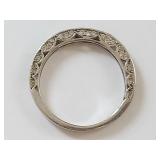 Elegant Eternity Ring with Clear Stones