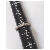 Elegant Eternity Ring with Clear Stones