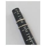 Set of Two Sterling Silver Stacking Rings