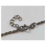 Delicate Sterling Silver Twisted Chain Bracelet