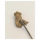 Vintage Sterling Silver Cowboy Cocktail Fork