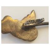 Vintage Sterling Silver Cowboy Cocktail Fork