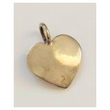 Heart-Shaped Mercury Dime Coin Pendant Charm