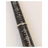 Sterling Silver Infinity Ring with Clear Stones