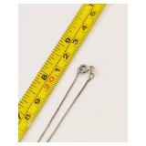 Sterling Silver Italian Box Chain Necklace