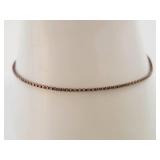 Vintage Sterling Silver Box Chain Bracelet