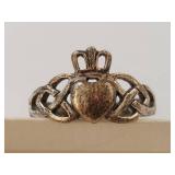 Vintage Sterling Silver Claddagh Ring