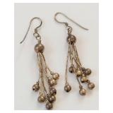 Vintage Sterling Silver Dangling Earrings