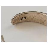 Sterling Silver Adjustable Ring with Footprint Design