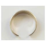 Sterling Silver Adjustable Ring with Footprint Design