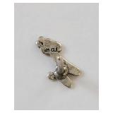 Sterling Silver Giraffe Stud Earrings