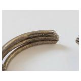 Vintage Sterling Silver Ring with Green Stone