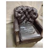 Brown "Leather" Arm Chair