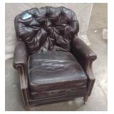 Brown "Leather" Arm Chair