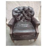 Brown "Leather" Arm Chair