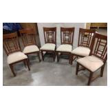 6 Matching Dining Chairs "need cleaning"