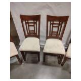 6 Matching Dining Chairs "need cleaning"