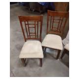 6 Matching Dining Chairs "need cleaning"