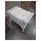 Wicker Ottoman Patio Chair Patio Table
