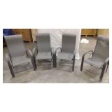 4 Metal Patio Chairs