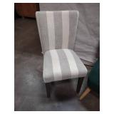 Green Upholstered Chair Striped Upholstered Chair