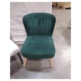 Green Upholstered Chair Striped Upholstered Chair