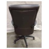 Eurotech Manchester High-Back Brown Leather Office Chair