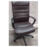 Eurotech Manchester High-Back Brown Leather Office Chair