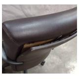 Eurotech Manchester High-Back Brown Leather Office Chair