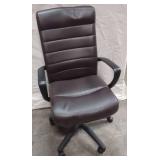 Eurotech Manchester High-Back Brown Leather Office Chair