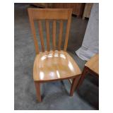 4 Solid Wooden Dining Chairs