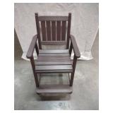 Poly-Lumber Counter Height Patio Chair