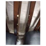 4 Wooden Dining Chairs Upholstered Seat