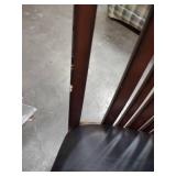 4 Wooden Dining Chairs Upholstered Seat