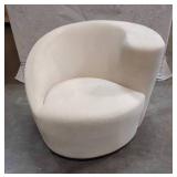 Vladimir Kagan Nautilus Directional Swivel Accent Chair 3