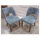 Matching Upholstered Grey Dining Chairs
