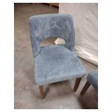 Matching Upholstered Grey Dining Chairs
