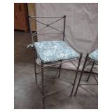 Matching Wrought Iron Counter Stools