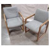 Matching Grey Waiting Room Style Chairs