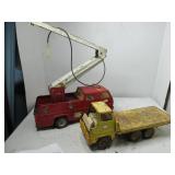 Tonka Fire Truck and Flatbed