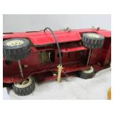 Tonka Fire Truck and Flatbed