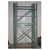 Teardrop Pallet Rack Uprights - 4 pcs, 8 ft tall, 42 in wide