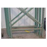 Teardrop Pallet Rack Uprights - 4 pcs, 8 ft tall, 42 in wide